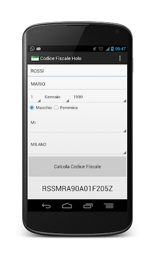 【免費財經App】Calcola Codice Fiscale-APP點子