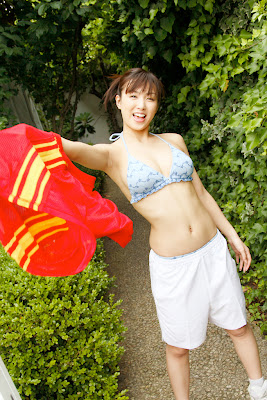 pretty beautiful Minase Yashiro asian hot swimsuit model