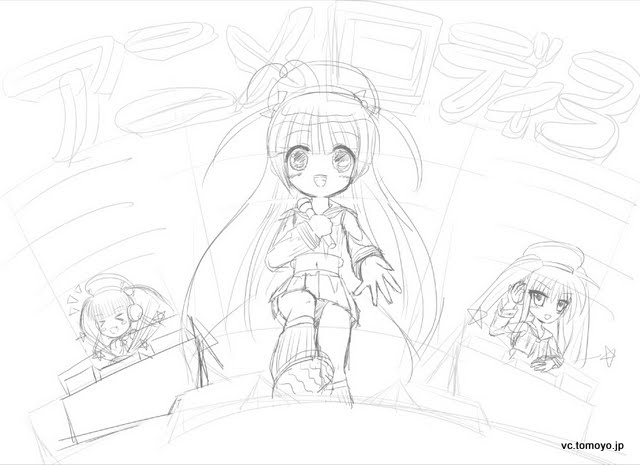 アニメロディのフライヤーデザイン中 痛車 ラッピング ステッカー制作 痛車イベント スタジオアールデザイン