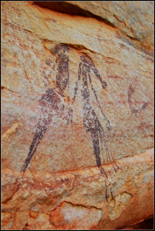 Gwion-Bradshaw art on Anjo Peninsula, the Kimberley