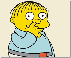 Ralph Wiggum on THE SIMPSONS on FOX.  ™©2001FOX BROADCASTING  CR:FOX  © and™  The Simpsons and Twentieth Century Fox Film Corporation. All Rights Reserved.