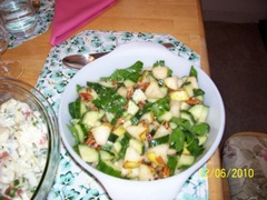 Our Pear and Cucumber Salad