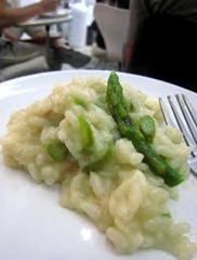 Asparagus risotto