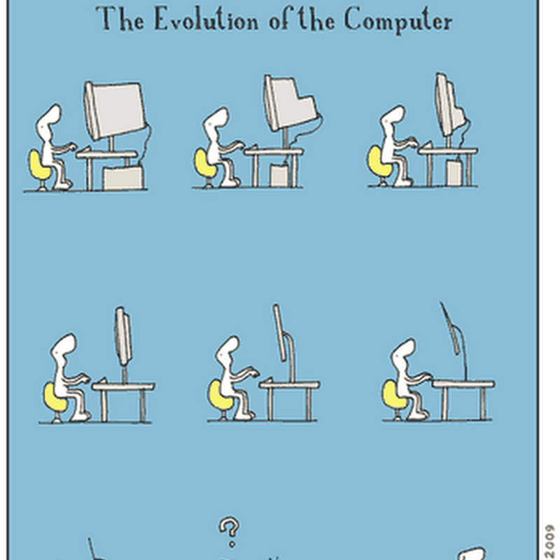 Imagen: La evolución de la computadora