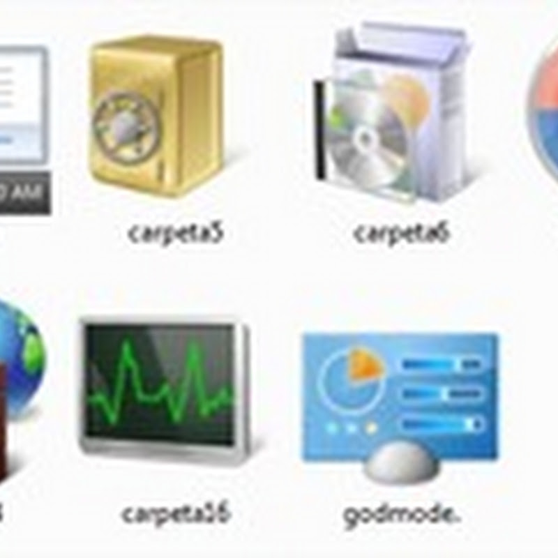 Activar el “GodMode” y otras 15 carpetas mágicas en Windows 7