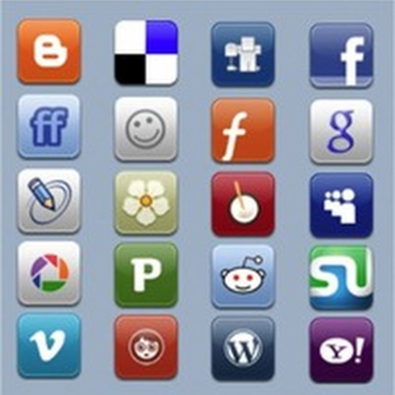 17 ejemplos de íconos sociales integrados en sitios web