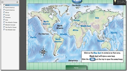 WonderMaps World map