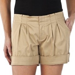 mossimo sateen pleated short