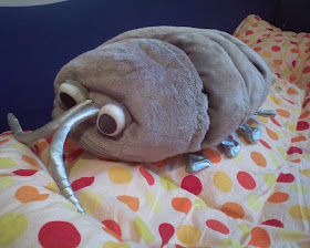 Budapest, plüss, blog, hernyó