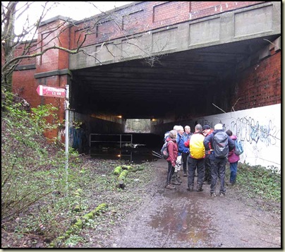 Bridge or tunnel? One of many crossing of the East Lancs Road