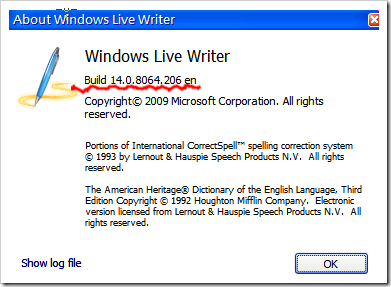 Windows Live Writer 最新的版本