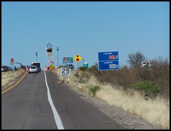 Border Patrol Checkpoint North of Nogales, AZ