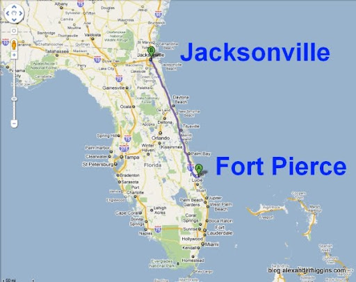 Fort pierce fl map