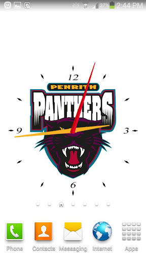 Penrith Panthers Analog Clock