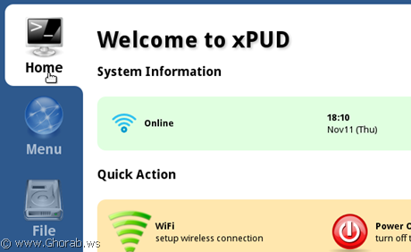 قائمة توزيعة xpud الرئيسية
