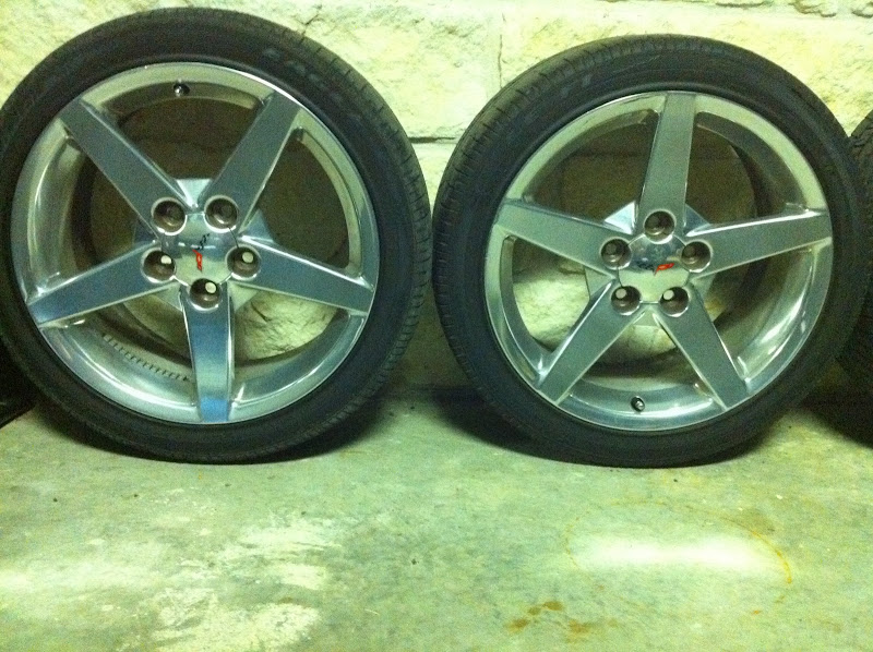 WTS OEM 2008 Chrome Wheels and Tires - CorvetteForum - Chevrolet ...