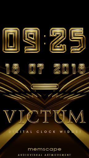 VICTUM Digital Clock Widget