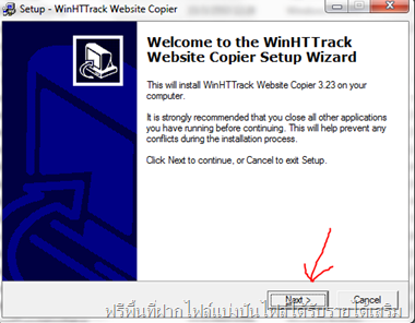 winhttrack website coper setup