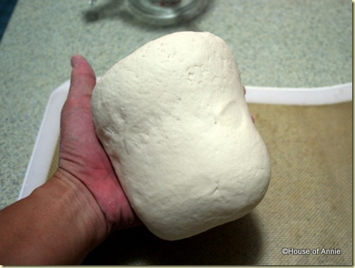 homemade dumpling dough kneaded