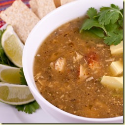 Andreas Recipes Roasted tomatillo soup with chicken1