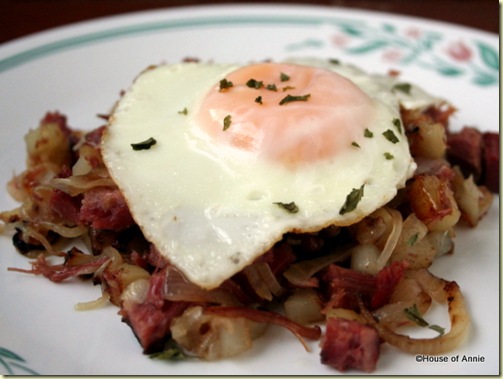Corned Beef Hash with Fried Egg