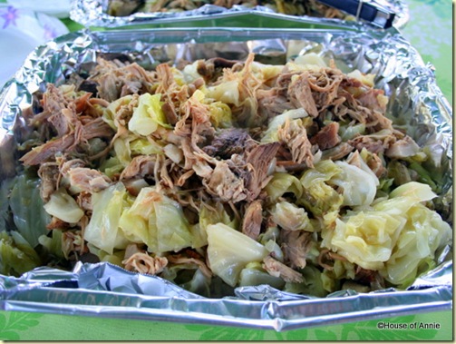 Tray of Kalua Pig and Cabbage 