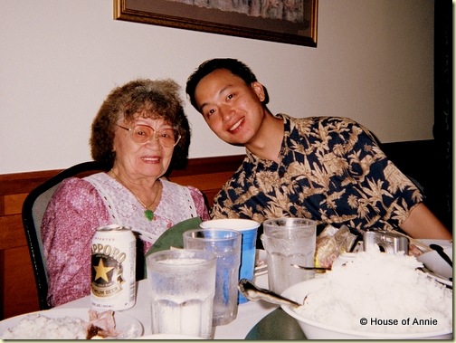 Grandma Lau and me