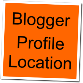 Blogger Profile Location
