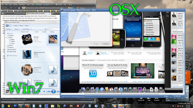 OSX Leopard on Windows 7