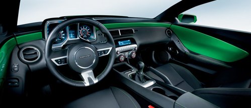 Interior of Chevrolet Camaro