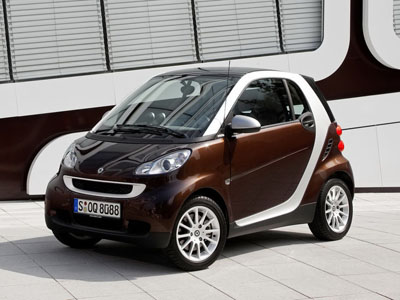 Smart represents chocolate version ForTwo