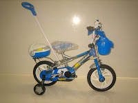 Sepeda Anak EVERGREEN DL80 DARKMAN Tongkat 12 Inci in Blue