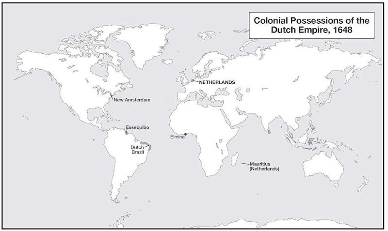 Dutch Colonial Empire Map