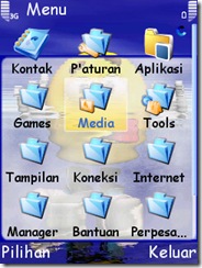 change font - symbian menu