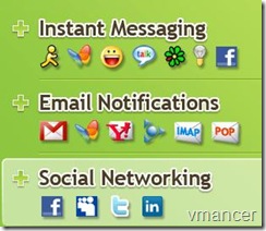 Digsby = IM   Email   Social Networks