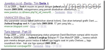Tabel Jadwal Lengkap Serie A 2009-2010 - Telusuri dengan Google