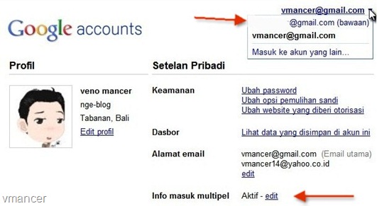google multiple accounts sign in