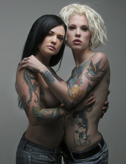 Girls Tattooed Women