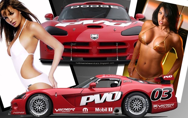 2003_dodge_viper_competion_and_hot_women_wallpaper