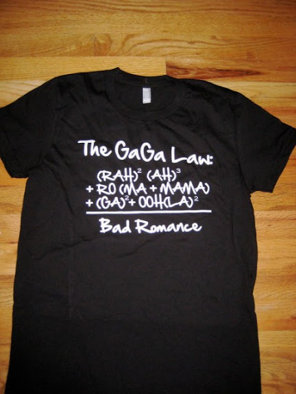 Camisa Lady Gaga Bad Romance Formula 