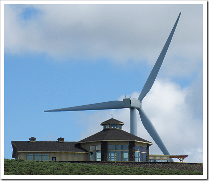 Wild Horse Wind Farm: visitor center (click for larger image)