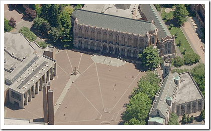 Suzzallo Library in Red Square