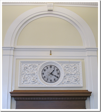 Columbia City Library clock