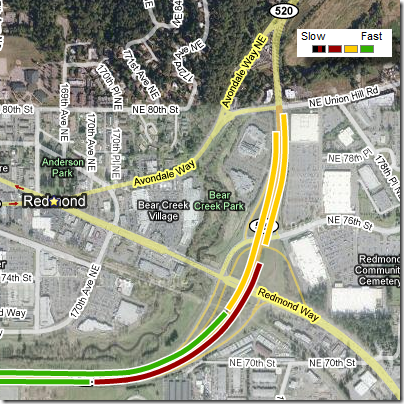Google Maps: Redmond Traffic Flow Prediction