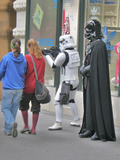 Darth Vader, Budapest, Hungary, storm trooper