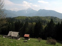 Kriška gora in Storžič z Breške planine