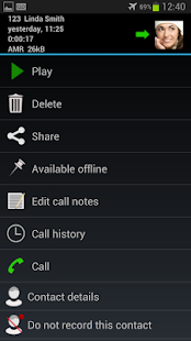 Automatic Call Recorder - screenshot thumbnail