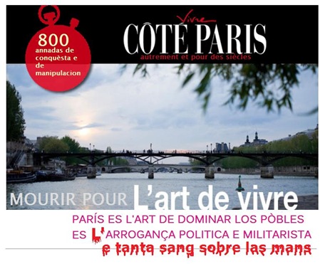 publicitat comentada e sangnosa sobre París0