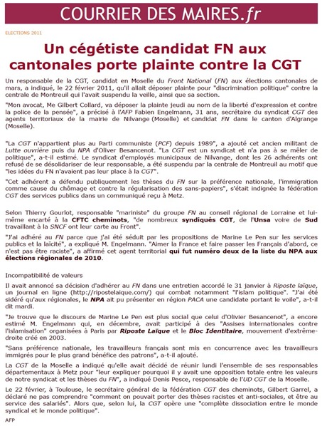 cgt FN Courrier 220211