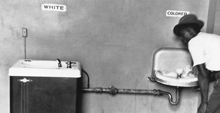 segregated water fountains